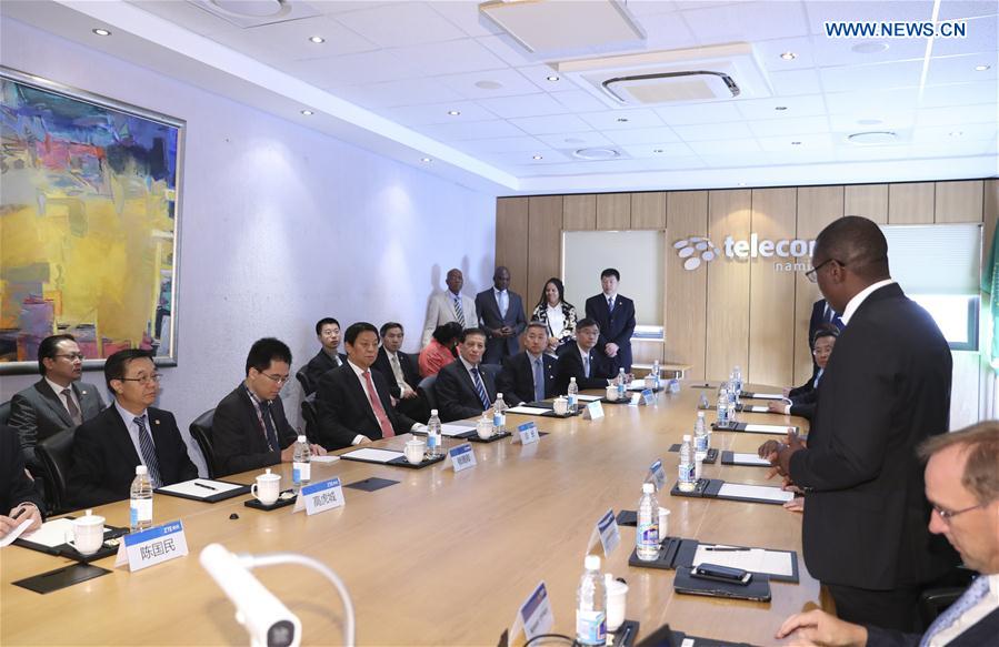 NAMIBIA-CHINA-LI ZHANSHU-VISIT