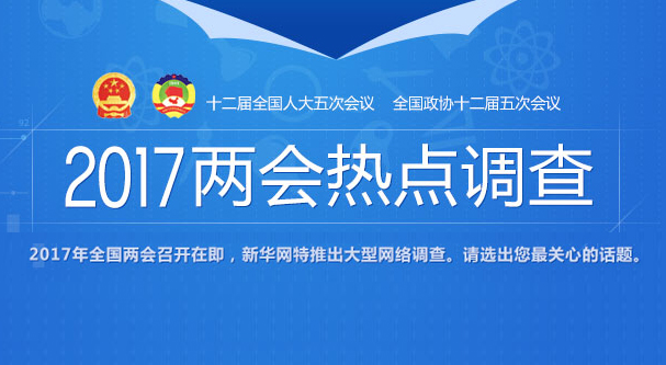 2017兩會熱點調查