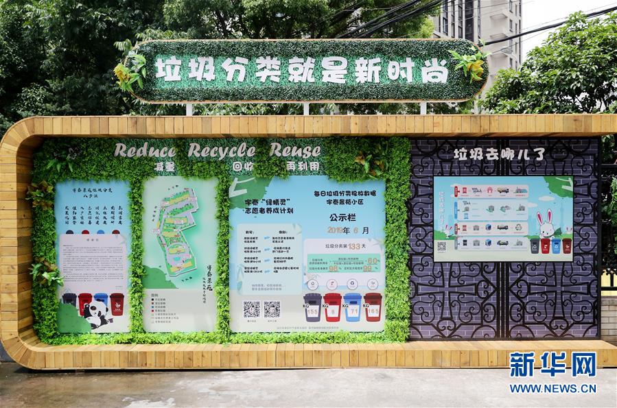 (新華全媒頭條·圖文互動)(9)上海“新時尚”:用“繡花功”解垃圾分類“大難題”
