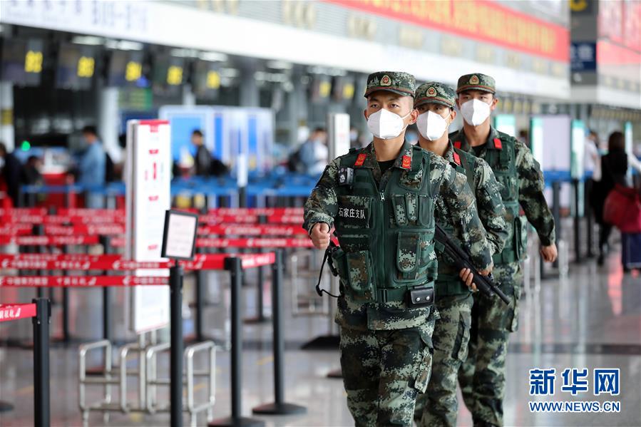 (圖文互動)(7)武警官兵“雙節”堅守戰位保平安