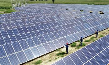 河北衡水:鄉村光伏扶貧電站惠民生
