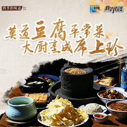 莫道豆腐平常菜，大廚烹成席上珍