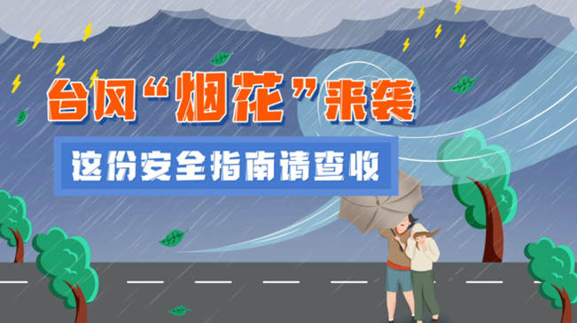 MG動畫：臺風“煙花”來襲，這份安全指南請查收