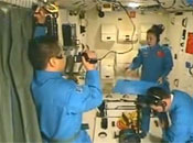 天宮一號為全國青少年進行太空授課