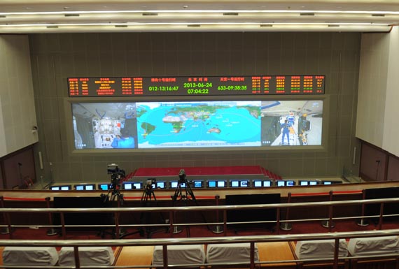 神舟十號在太空飛行第13天