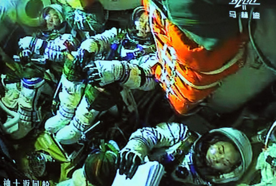 軌返分離后航天員的狀態