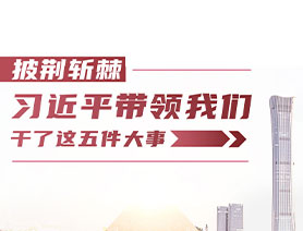 披荊斬棘！習近平帶領我們干了這五件大事