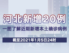 河北新增20例，一圖了解近期新增本土確診病例