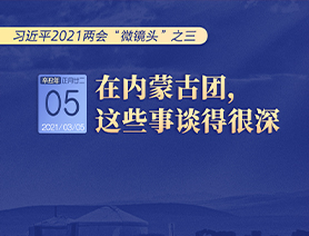 習近平2021兩會“微鏡頭”之三 3月5日 在內蒙古團，這些事談得很深