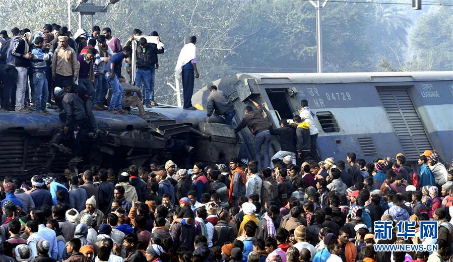 (國際)(1)印度比哈爾邦火車脫軌至少7人死亡