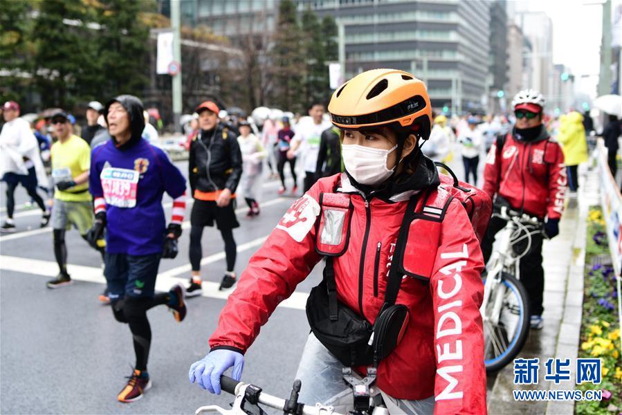 (國際·圖文互動)(1)中日合作智能頭盔首次用于東京馬拉松